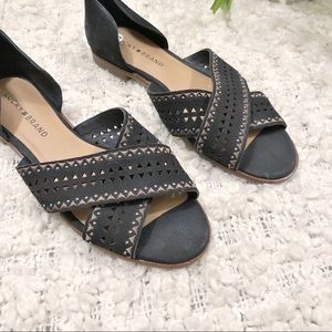 Lucky Brand Gallah Brindle Flat 8.5 Black
